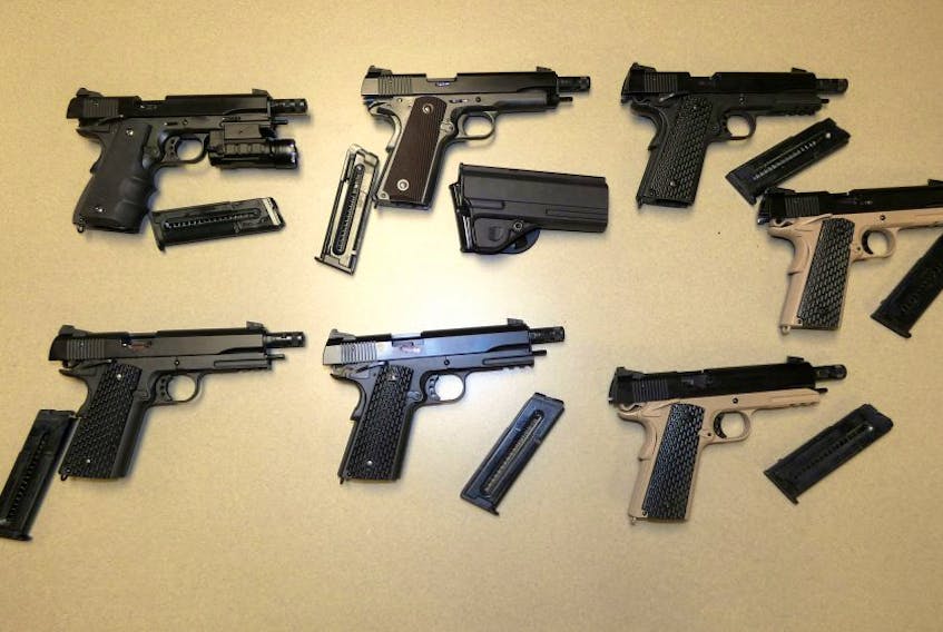 Numerous handguns and long guns have been seized during Project Renner, an eight month multi-jurisdictional investigation into the illegal manufacturing and trafficking of restricted firearms in Ontario. OPP have so far charged 23 people with 156 offences.