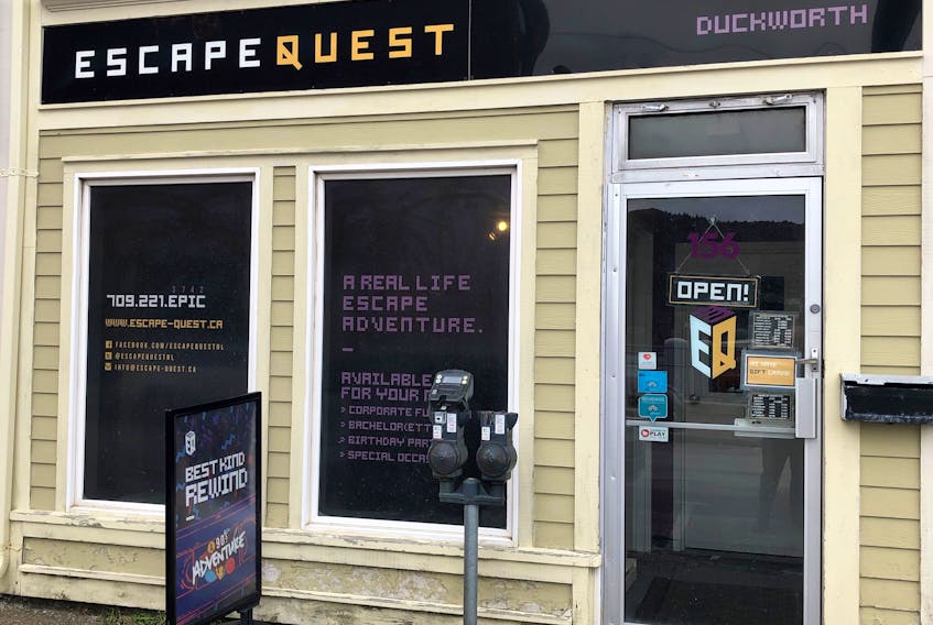 Escape Quest is located at 156 Duckworth St. in St. John’s. - Contributed.