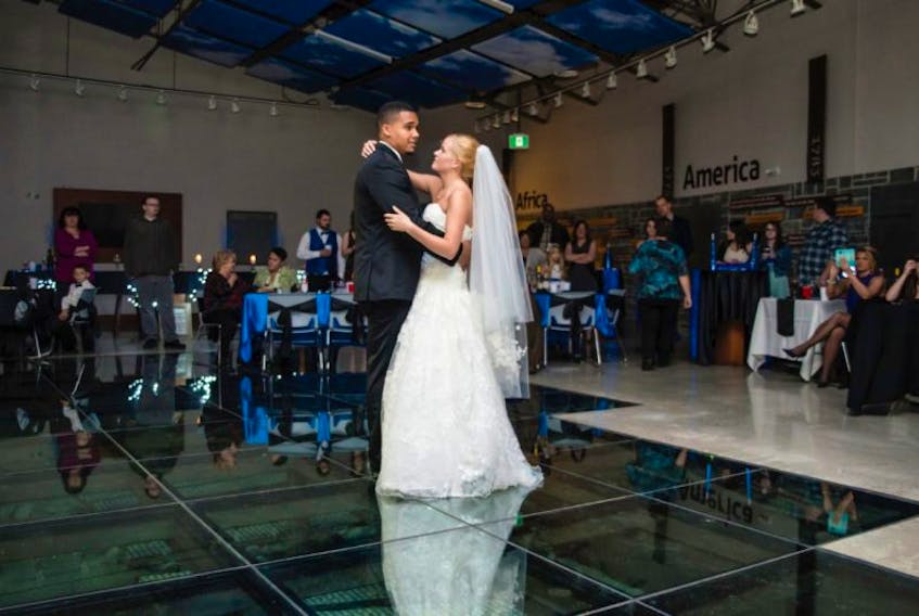 <p>Paige and Keithyon Shirley dance their first dance at their wedding reception held at the Black Loyalist Heritage Centre. </p>
<p>&nbsp;</p>