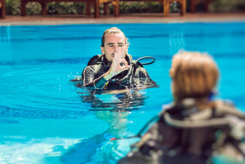 Every other Thursday, Ocean Quest Adventures hosts a pool session for scuba divers to come to the 17-foot deep end of the Aquarena pool to practice skills, or just get underwater. For details, check the listing below. 123RF Stock Photo