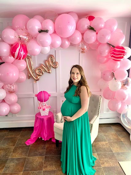 Courtney Aylward's pregnancy wasn't easy, but prior to the coronavirus (COVID-19) pandemic, she was able to enjoy a baby shower with family and friends. Contributed photo/Courtney Aylward 