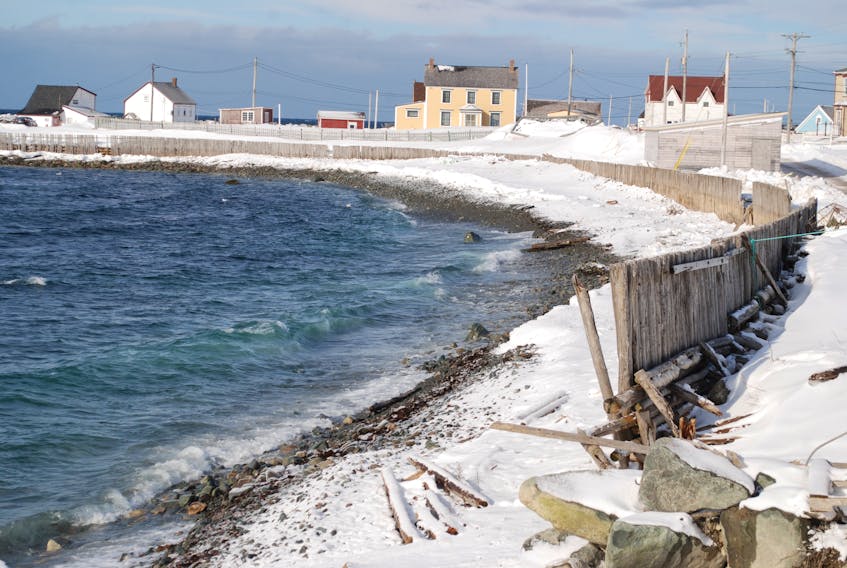 These areas at Newman’s Point and Mockbeggar are just some of those left exposed after the blizzard earlier in January. JONATHAN PARSONS/THE PACKET
