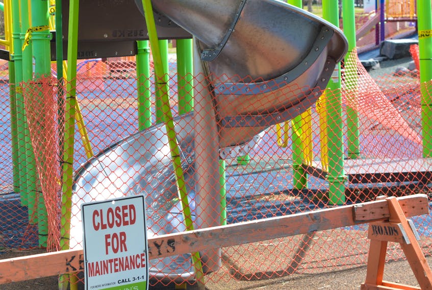 Bannerman Park reopened Monday for the first time since March when St. John's parks closed due to the COVID-19 crisis. But playgrounds remain closed. BARB SWEET/THE TELEGRAM