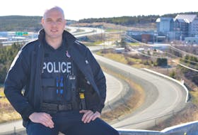 Const. Dan Cadigan patrols the Kenmount Road area for the Royal Newfoundland Constabulary, and is also a member of the tactical team. BARB SWEET/THE TELEGRAM