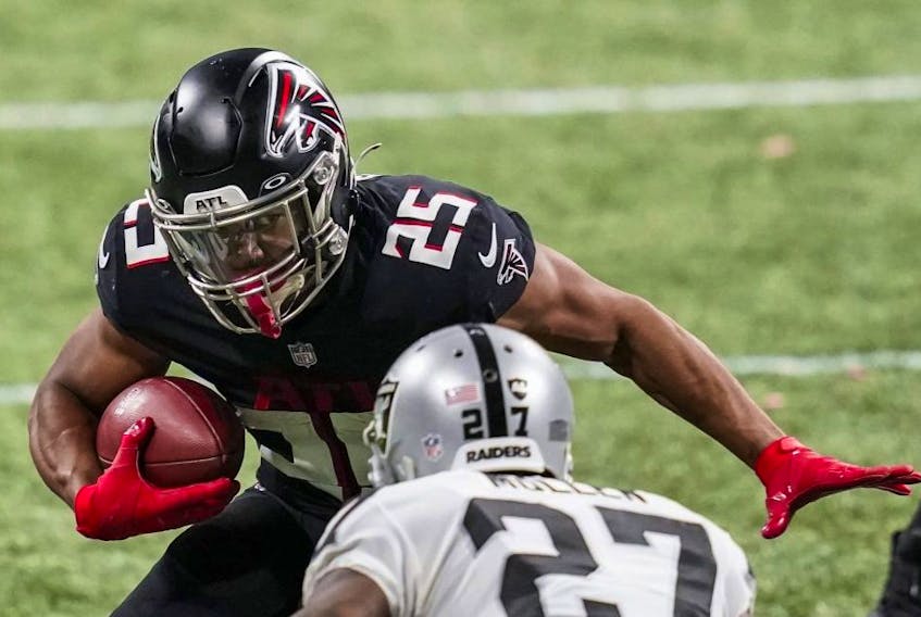 Atlanta Falcons could stage an upset against the New Orleans Saints Sunday. USA TODAY