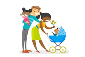 family stock illustration