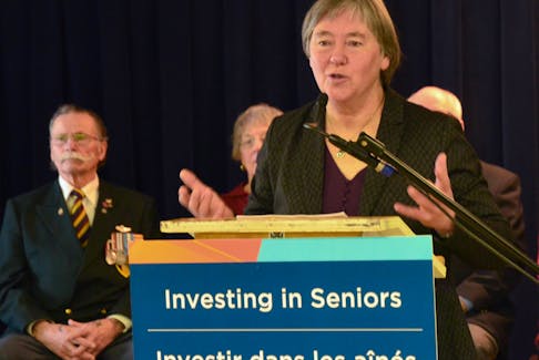 Minister of Seniors Deb Schulte was in Wolfville Feb. 11 to announce $1.4 million in support of 77 seniors’ projects in Nova Scotia. The funding was granted through the New Horizons for Seniors Program