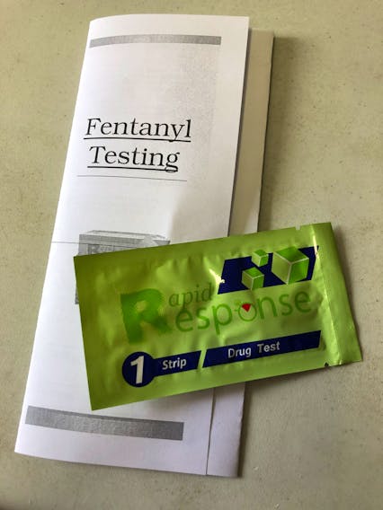 The Ally Centre of Cape Breton is providing fentanyl testing strips for free. Anyone wishing to get some are asked to go to its office on Bentinck Street in Sydney. NICOLE SULLIVAN/CAPE BRETON POST 