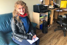Giulia DiGiorgio at the Ally Centre in Sydney, where she works as a program co-ordinator. She is also the chair of the Cape Breton Association of People Empowering Drug Users. NICOLE SULLIVAN • CAPE BRETON POST 