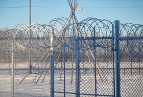 A tipi at a federal prison in Edmonton. Prison systems have legal options to decrease their prison populations, including ways to return Indigenous people in prison to their communities. - The Office of the Correctional Investigator