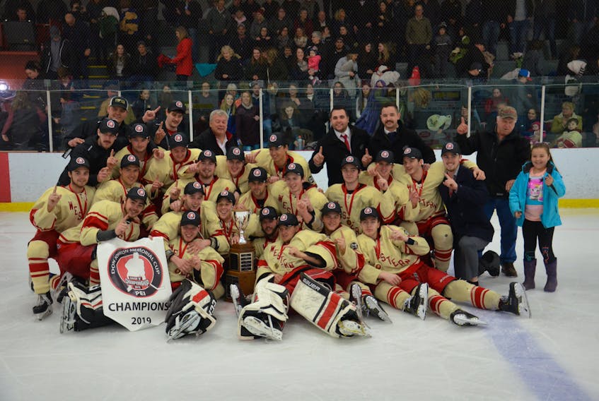 The Western Red Wings defeated the Kensington Vipers 4-3 in overtime to win the 2019 Don Johnson Memorial Cup Atlantic junior B hockey championship in Kensington on April 28.