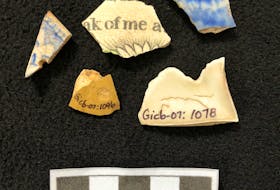 Whiteware and creamware refined earthenware sherds that were recovered from the sites in 2007. 