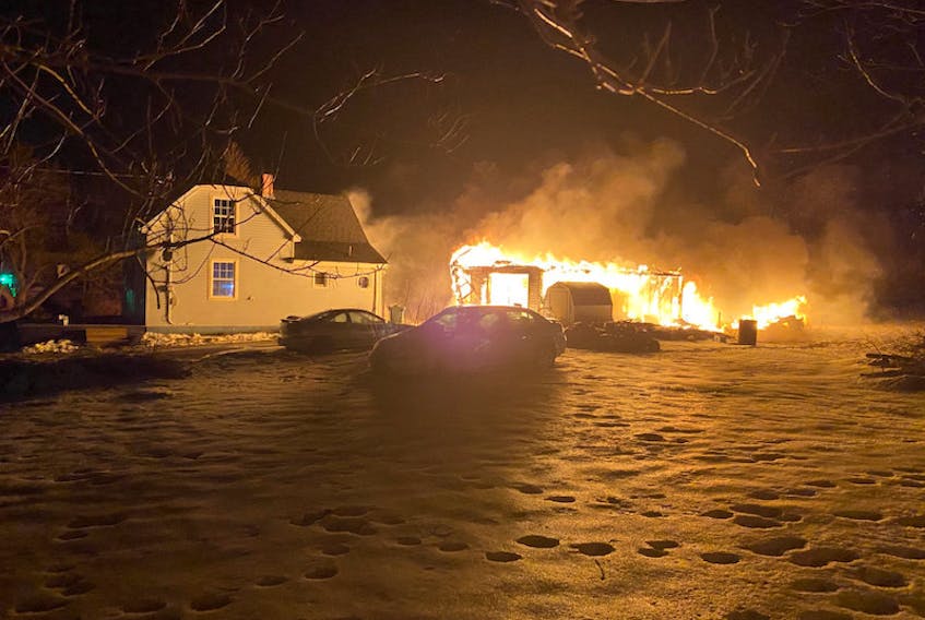 The East Prince RCMP and the Kinkora Fire Department responded to a structure fire on Bedeque Rink Road, Central Bedeque on Monday, Jan. 18.