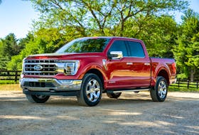 The 2021 Ford F-150 Lariat has an available Pro Power Onboard generator that  comes in three power levels.  – Ford