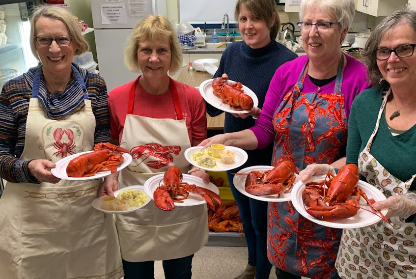 Steamed lobster is served at the Barrington Regional Curling Club’s annual Lobster Spiel, one of the many events during the Nova Scotia Lobster Crawl in February. 
A for Adventure photo
