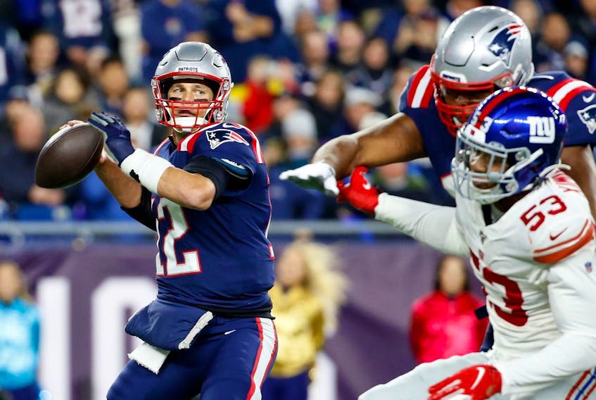 The New England Patriots, led by Tom Brady's passing attack, have won six straight games to start the NFL regular season.