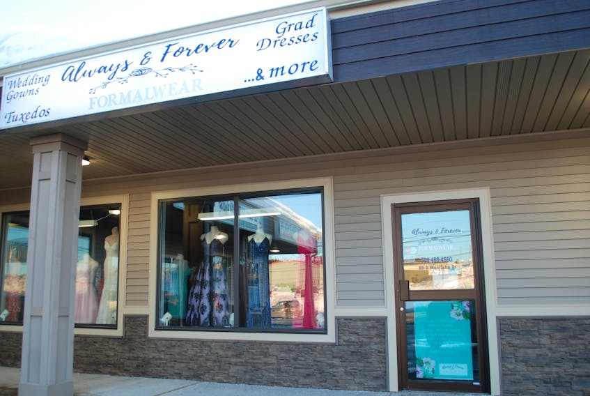 Always and Forever Formalwear in Clarenville, N.L. JONATHAN PARSONS/THE PACKET

