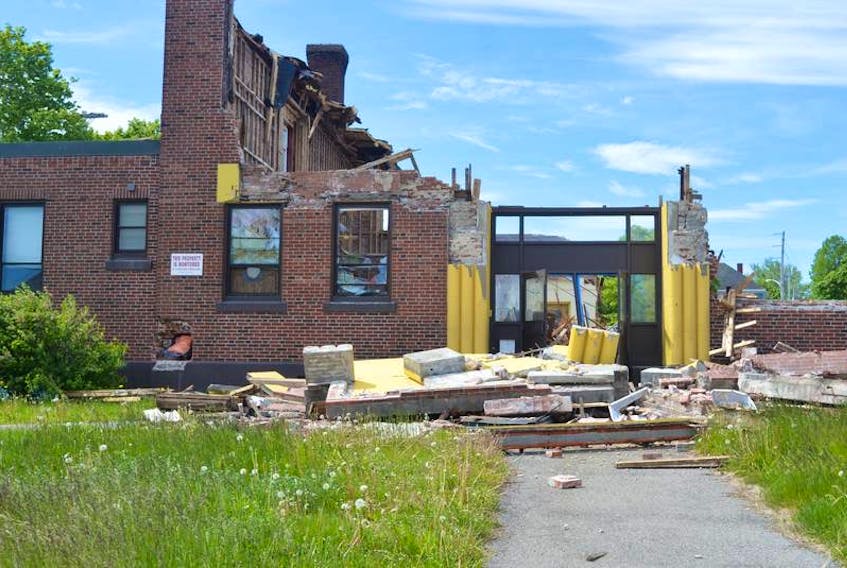 The former Thompson Middle School was torn down in 2018. Another attempt is now underway to sell the North Sydney property. CAPE BRETON POST PHOTO