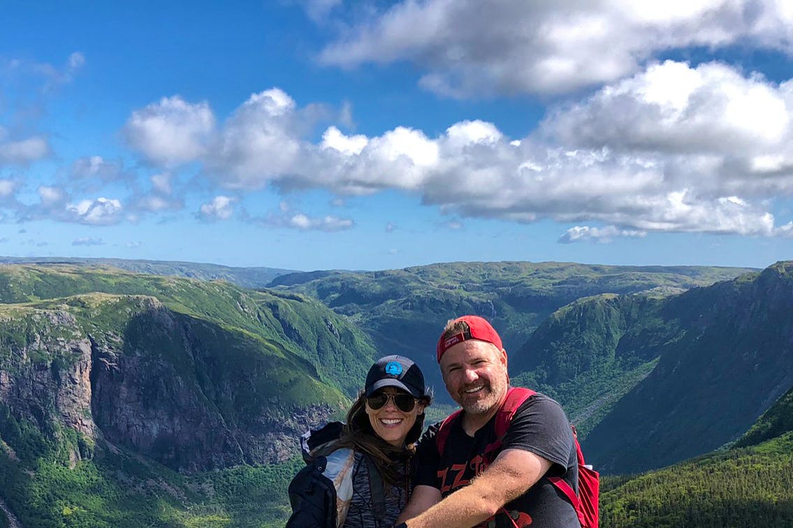 Karen Penwell and Darrell Sneyd of St. John’s, NL may have been a little too confident when they set out on a hike in Gros Morne in August. The couple had reached the summit the day before, but used an old trail brochure and missed the new trail, ending up lost.