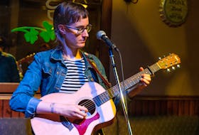 Rebecca Fairless hosted an open mic before COVID-19 and has since pivoted to playing online, which she says has fostered a different, yet cool, form of connection between performers and their audience.