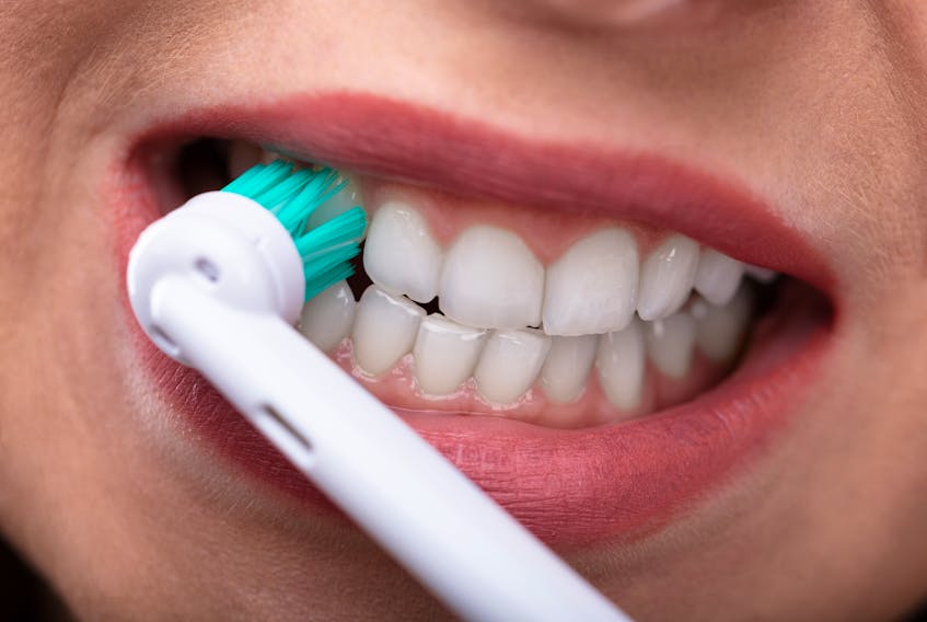 Consider trying an electric toothbrush - it can have a lot of benefits when cleaning your teeth.