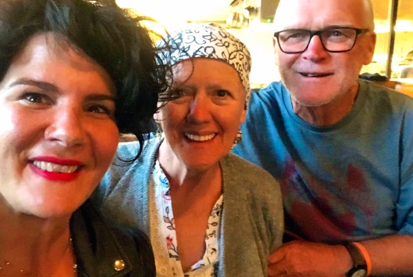 While sitting at a bar in St John’s, NL Emilie Chiasson struck up a conversation with the lovely couple sitting beside her. Chiasson works for Ovarian Cancer Canada and the woman had just finished treatment for ovarian cancer.  