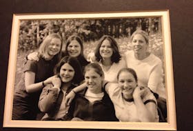 Old friendships, says Emilie Chiasson, pictured here with a bunch of her oldest girlfriends, are the best. 