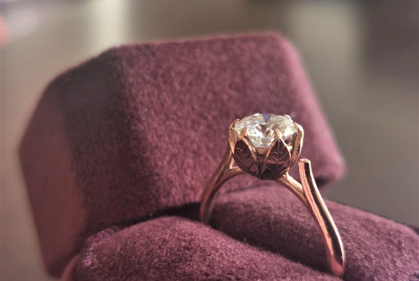 Joy Cunningham and her fiance Makyle McLellan, from Bridgewater, NS, decided to choose a custom engagement ring. Choosing a ring that was special to them and featured an ethical stone was important to the couple.