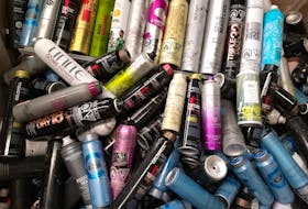 Hair salons generate plenty of waste every day, including empty aerosol containers.
