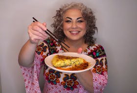 Chef Ilona Daniel's Chinese-Style Pumpkin and Chive Omelette is sure to be a crowd-pleaser. It's a great way to celebrate the season.