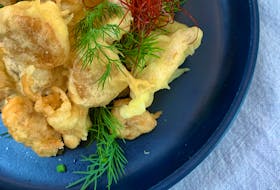 Chef Ilona Daniel created a bar clam tempura using PEI bottled clams. 