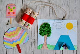 Younger kids are happy and entertained by simple crafts that can be constructed using basic materials. Gina Bell has several suggestions for crafy projects parents can tackle with their little ones.