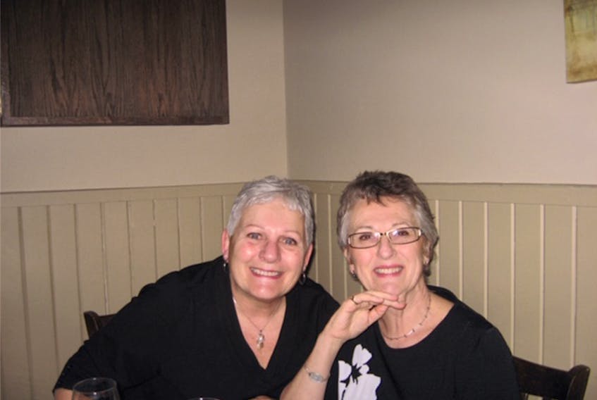 Linda Dalley, left, and Gloria (Battcock) Scott have been friends for over half-a-century. CONTRIBUTED