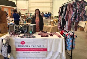 Amy Lawson began her business Kisses & Zerberts when she began sewing grow with me clothing for her children. It has now grown into a web-based business. 