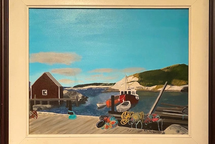 Patti Durkee’s dream was always to always move back to the Yarmouth area, live in an old Victorian house near the ocean, and open an art gallery. Five years ago, she did just that. She now shares her own artwork and the work of others at Hurbert and Belle’s.