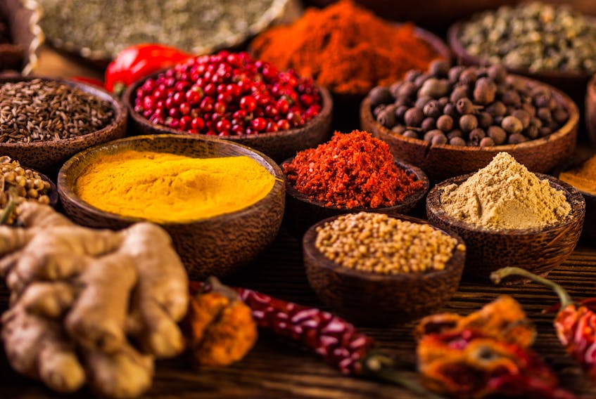 The diversity of the Indian table is enriched by its wealth of spices. RF123 STOCK PHOTO



