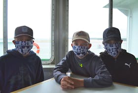 Wearing Toronto Maple Leafs face masks on the PEI ferry will be something that Gina Bell's sons will always remember about their COVID-19 vacation.