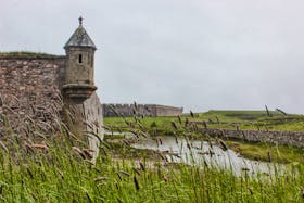 The Fortress of Louisbourg in Cape Breton remains open throughout the year. As operations move into the low season and there are fewer people around, visitors feel like they've taken a step back in time.
