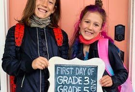 Heather’s son started Grade 5 and her daughter started Grade 3, and they’re both loving this unusual school year.