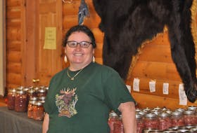 Linda Leamon helps keep things running smoothly at the Blow Me Down Trails in Corner Brook.