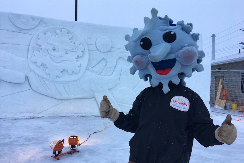 P.E.I.’s Abe Waterman has carved snow sculptures for several festivals and events in Canada, including Charlottetown's Jack Frost Festival.