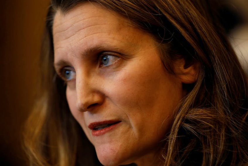 Deputy Prime Minister Chrystia Freeland has threatened to hit back if Donald Trump goes ahead with punitive duties on Canadian aluminum this weekend.