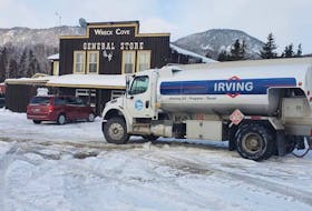 After nearly a year without gasoline, Wreck Cove General Store is now serving supreme fuel. The service is back in large part due to the donation of an above ground fuel tank from a mainland snowmobiler who wishes to remain anonymous. CONTRIBUTED

