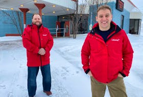 Premier Andrew Furey was campaigning in Labrador west on Monday with the Liberal candidate for the region, former Labrador City mayor Wayne Button. 
