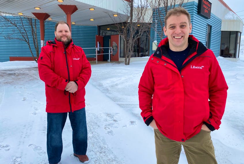 Premier Andrew Furey was campaigning in Labrador west on Monday with the Liberal candidate for the region, former Labrador City mayor Wayne Button. 