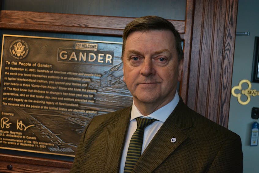 Gander Mayor Percy Farwell.