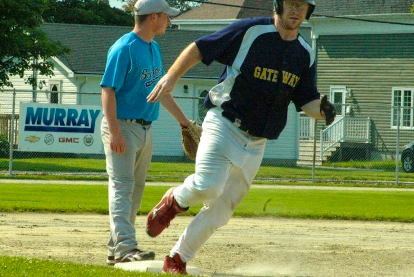 The Yarmouth Pub Gateways were at home Saturday, July 19, taking two games from the Shelburne County Schooners.<br />ERIC BOURQUE PHOTO