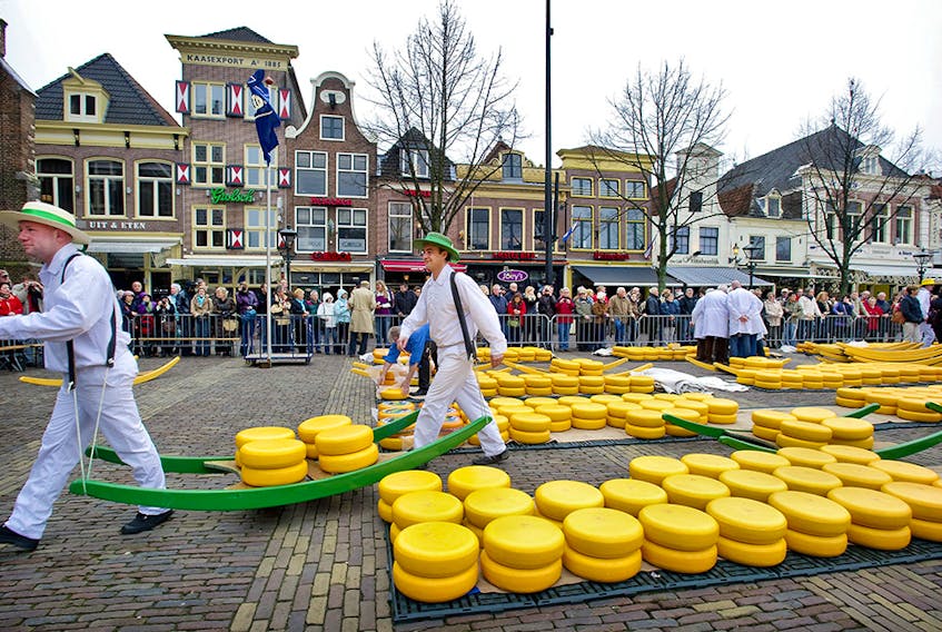 Hard Dutch cheeses such as Gouda and Edam are high in vitamin K.