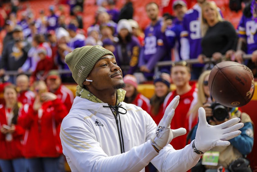 Bills fans may have to wait for their first glimpse of Stefon Diggs in Buffalo colours. The star wideout, obtained in a blockbuster trade with the Vikings, is thinking of sitting out the season because of the coronavirus pandemic. 
