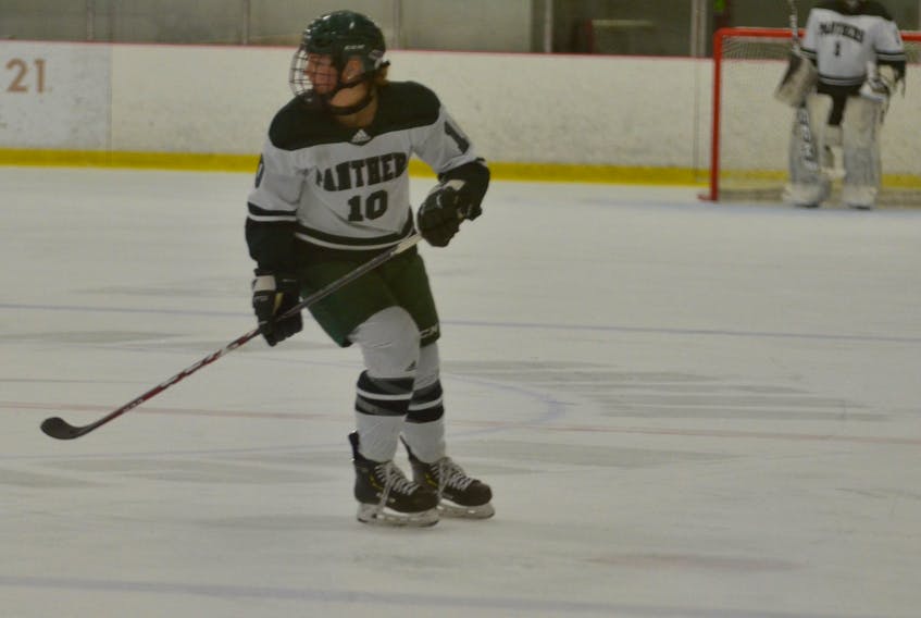 Summerside native Taylor Gillis scored two goals for the UPEI Panthers in a 5-1 road win over the Mount Allison Mounties in Atlantic University Sport women’s hockey play Sunday afternoon.